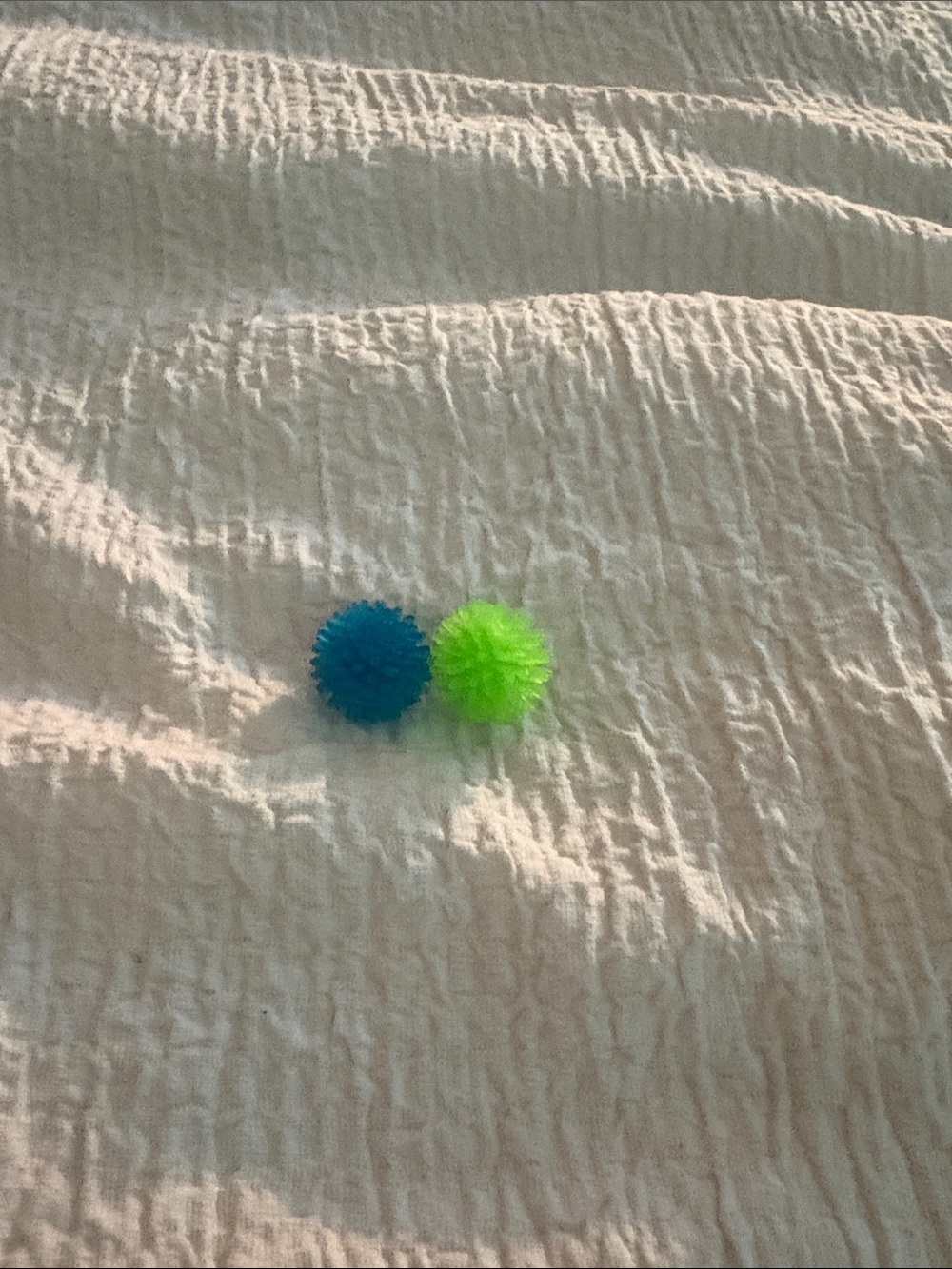 Kids Spiky Sensory Balls - Blue & Neon Green